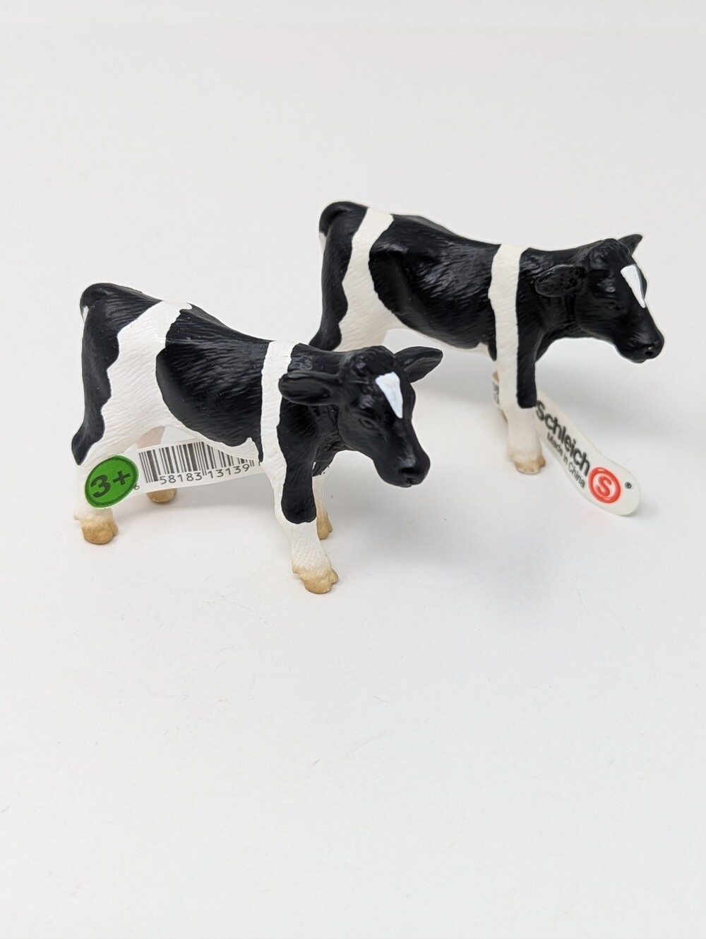Schleich Farm Cow Calf Holstein Set of 2